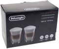 De’Longhi Double-Wall Latte Macchiato Glasses – 330 ml, Set of 2