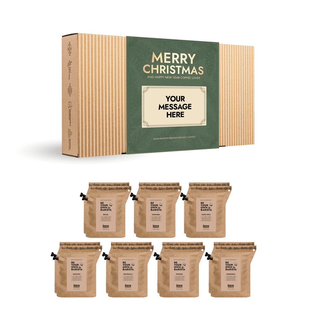 Coffret cadeau de Noël de café de spécialité