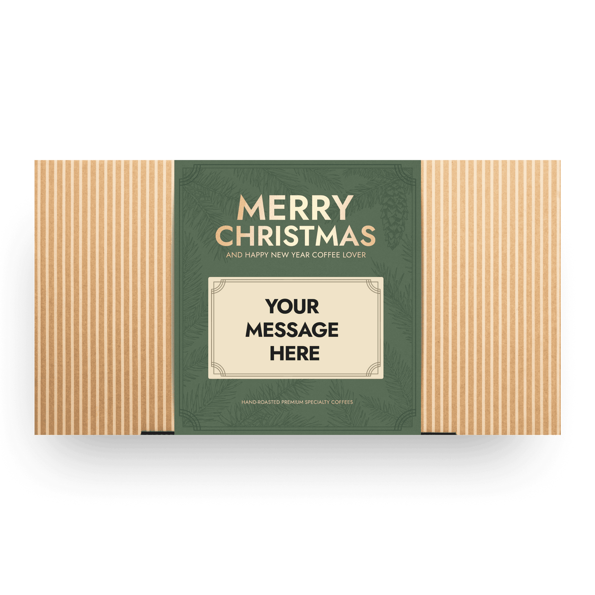 Coffret cadeau de Noël de café de spécialité