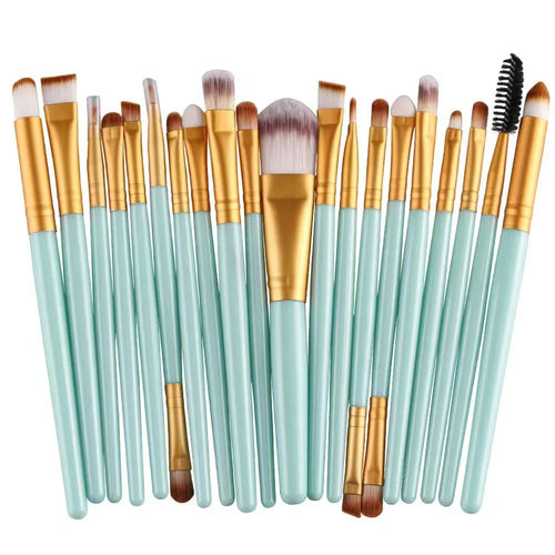 Lot de 20 pinceaux à paupières – Outils de beauté