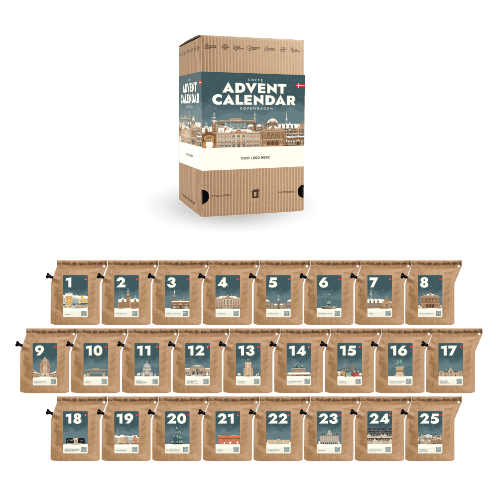 Calendrier de l'Avent de cafés de spécialité Wonderful Copenhagen