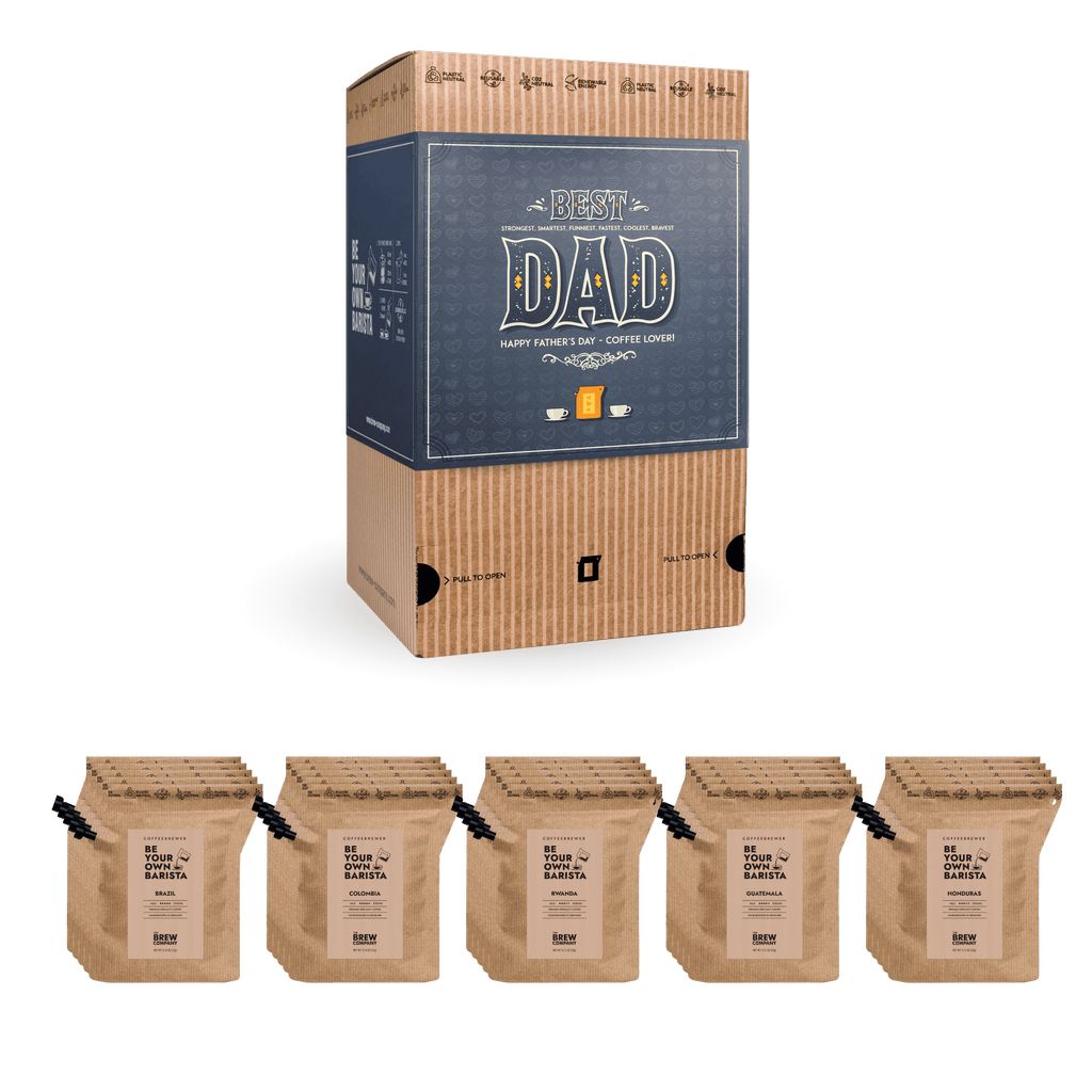 Coffret cadeau café de spécialité pour le meilleur papa