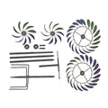 Metal Wind Garden Spinner Outdoor