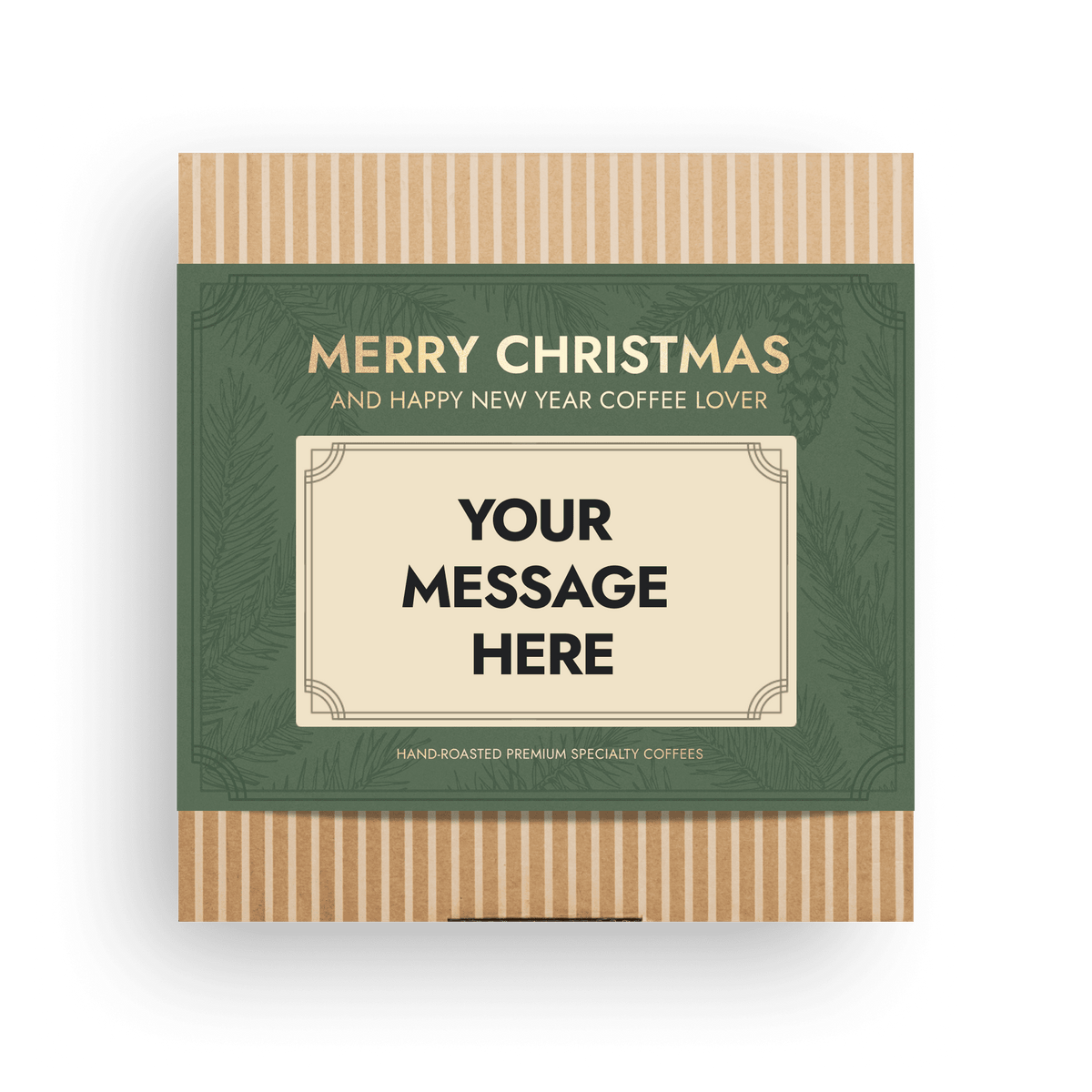 Coffret cadeau de Noël de café de spécialité