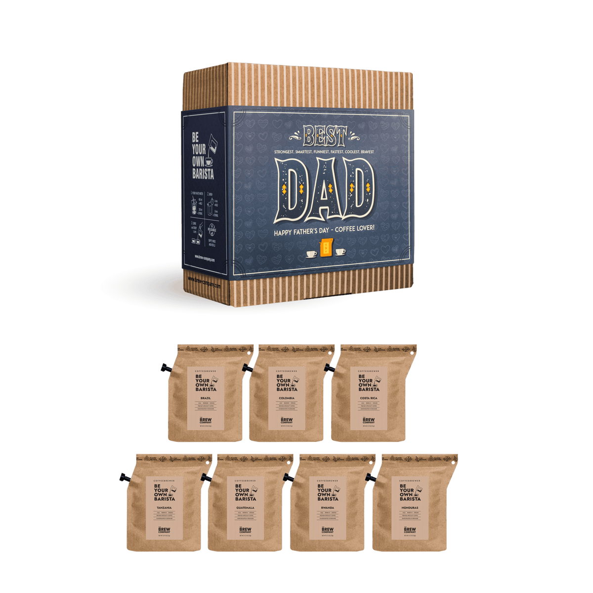 Coffret cadeau café de spécialité pour le meilleur papa