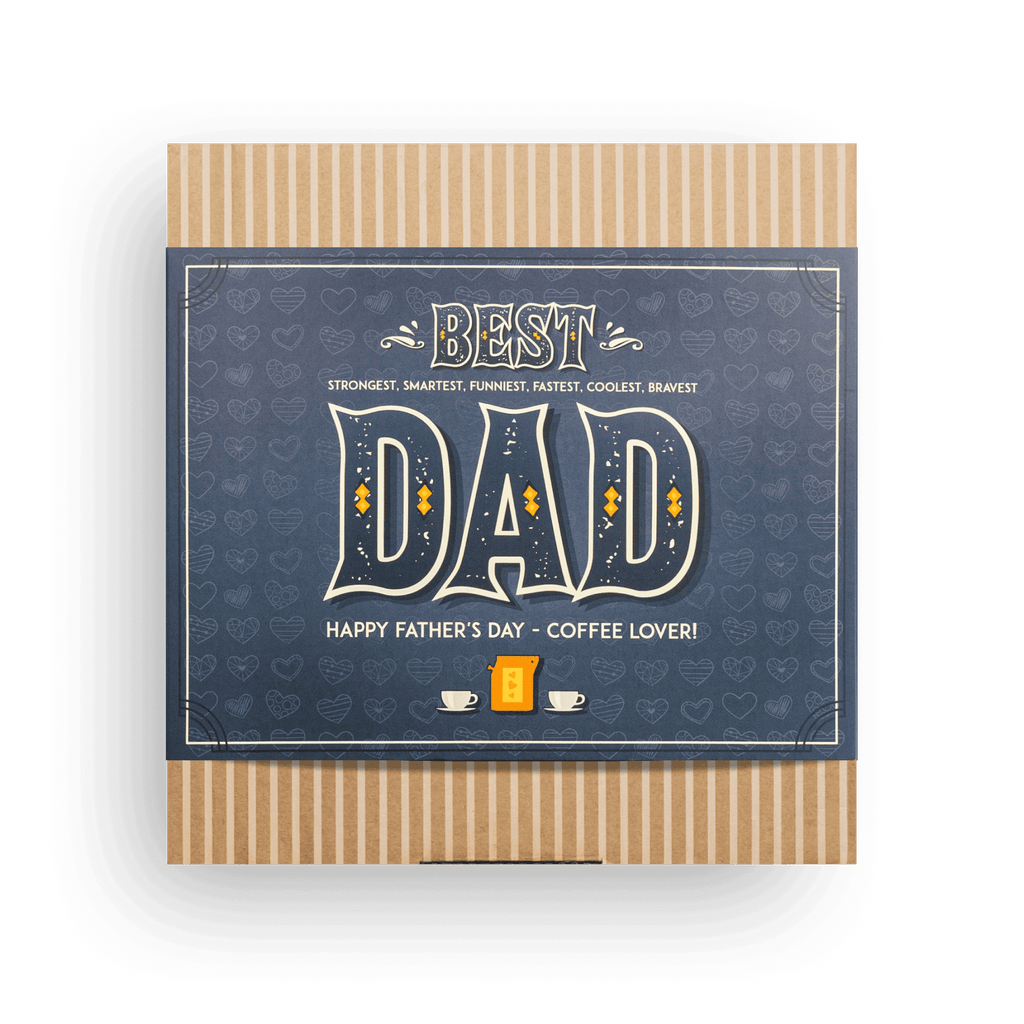Coffret cadeau café de spécialité pour le meilleur papa