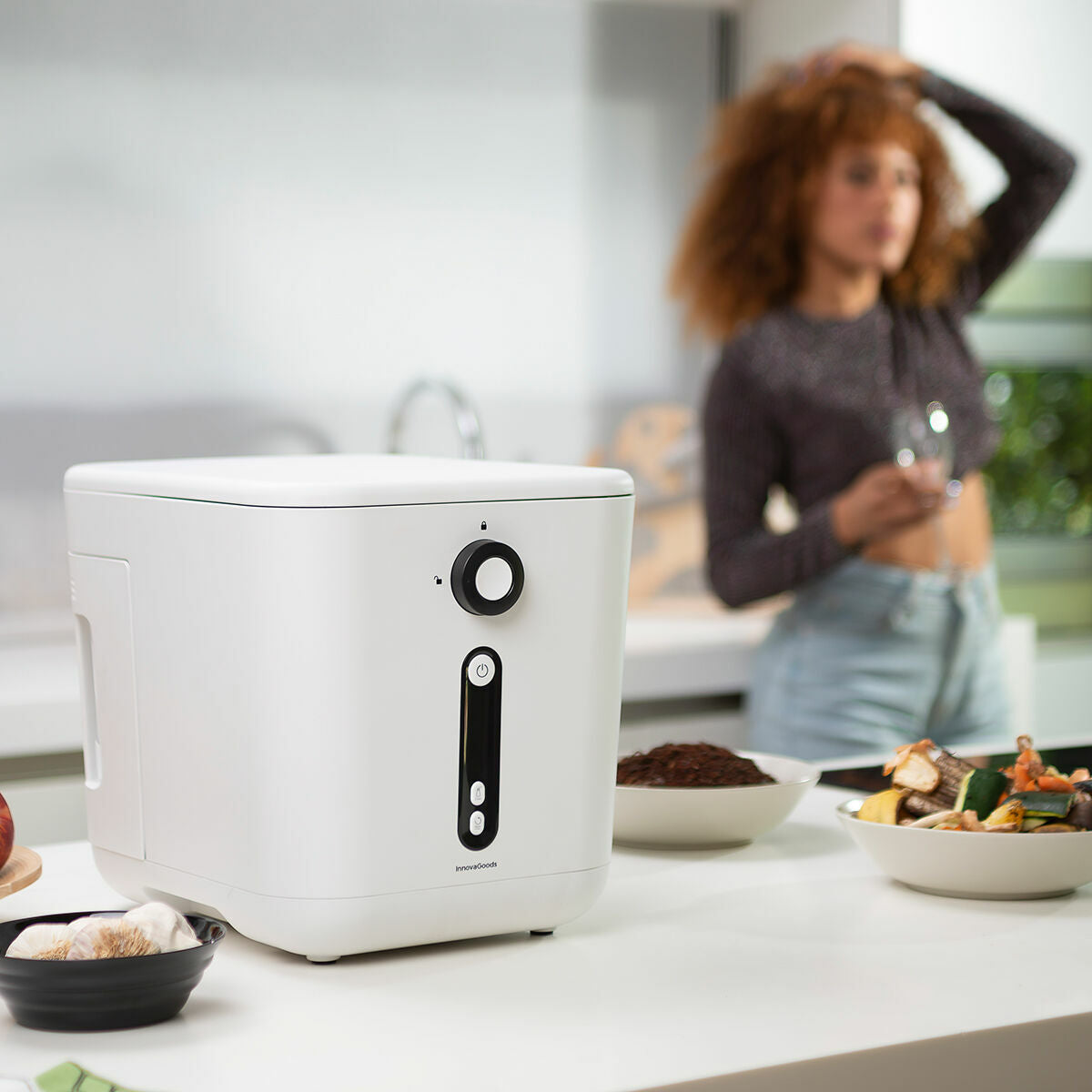 Composteur Électrique de Cuisine Ewooster InnovaGoods