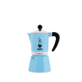 Bialetti Rainbow Moka Pot 300 ml (6 Cups) – Light Blue | Italian Espresso Coffee Maker