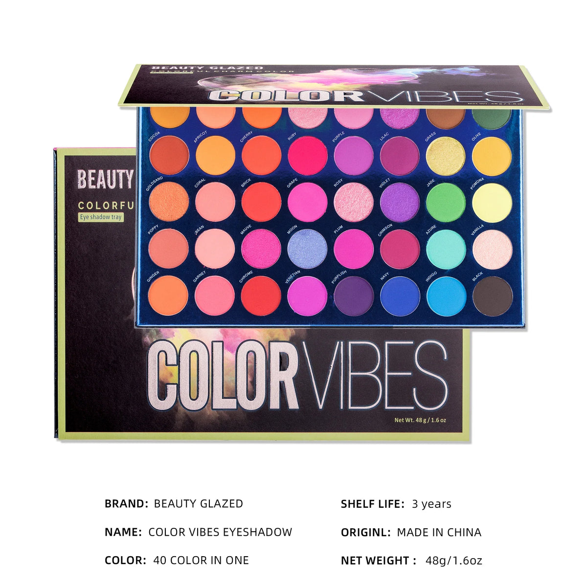 Beauty Glazed Color Vibes Eyeshadow Palette