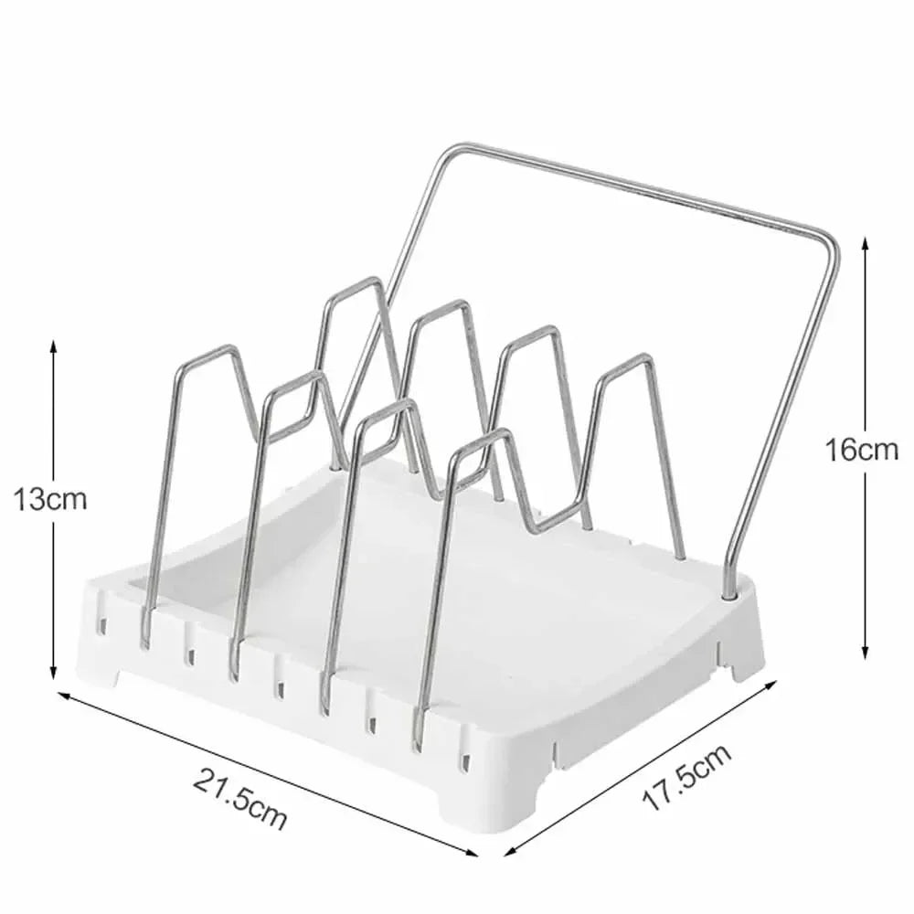 Organisateur de cuisine extensible en acier inoxydable