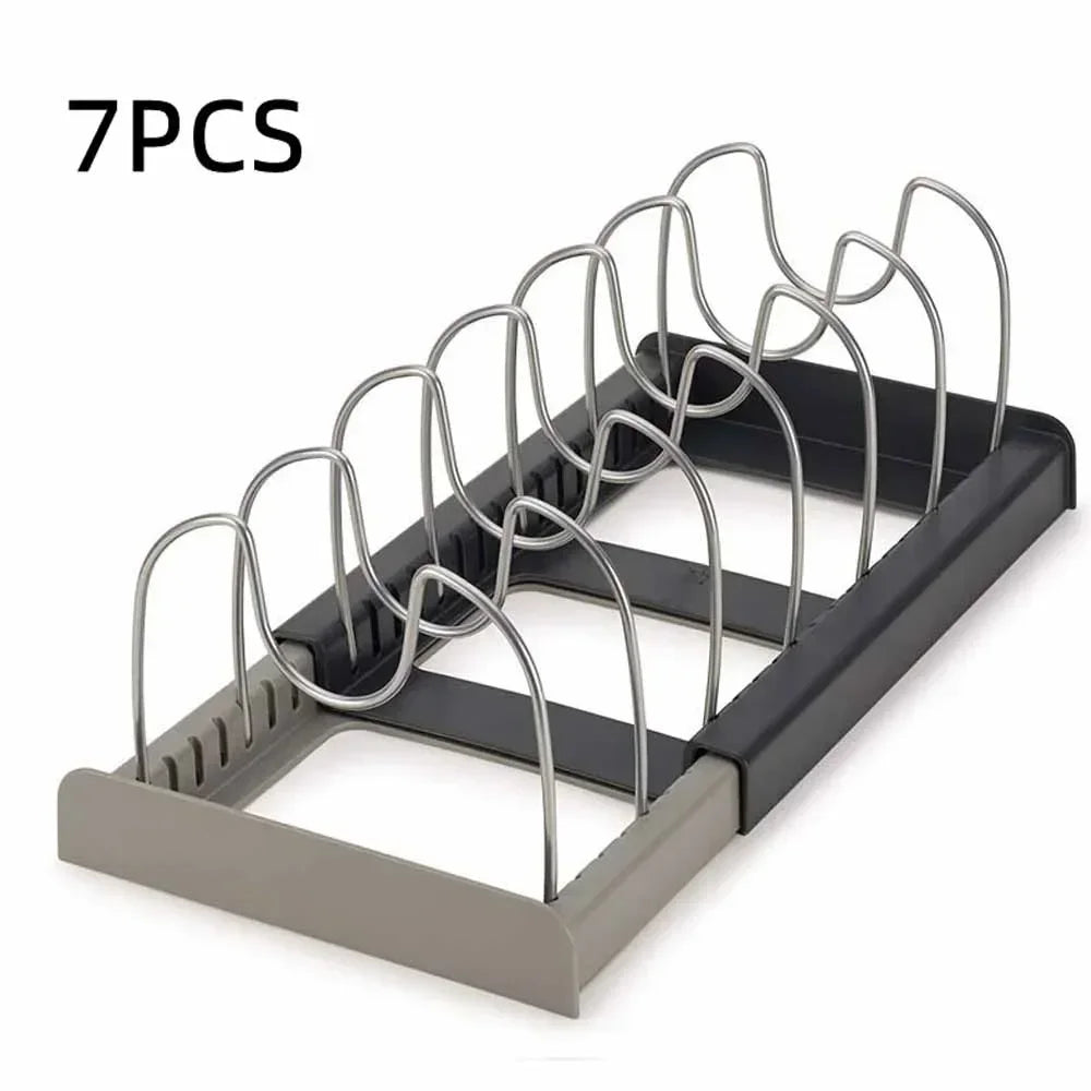 Organisateur de cuisine extensible en acier inoxydable