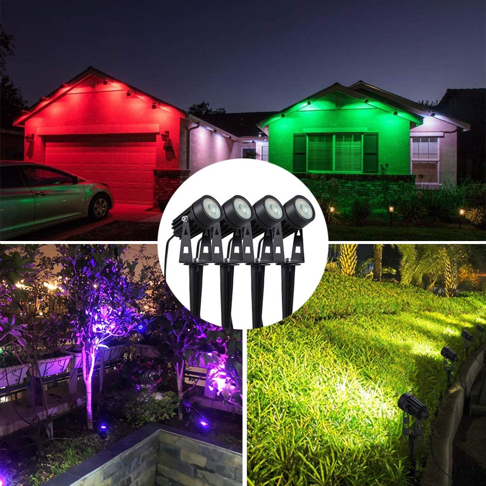 Lumières de jardin à LED