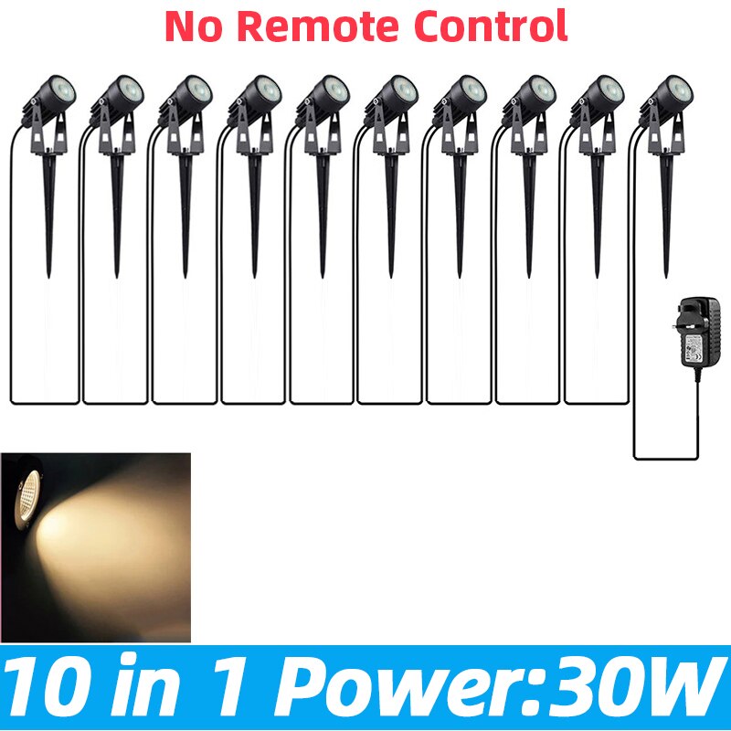 Lumières de jardin à LED