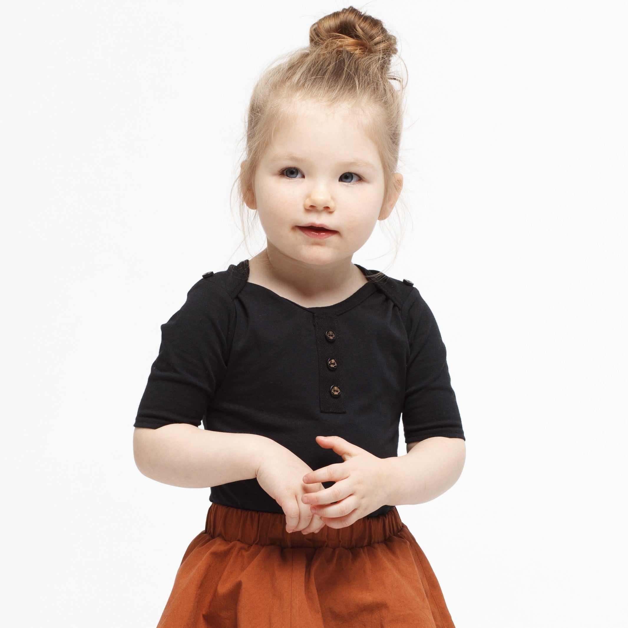 Grenouillère bébé noire