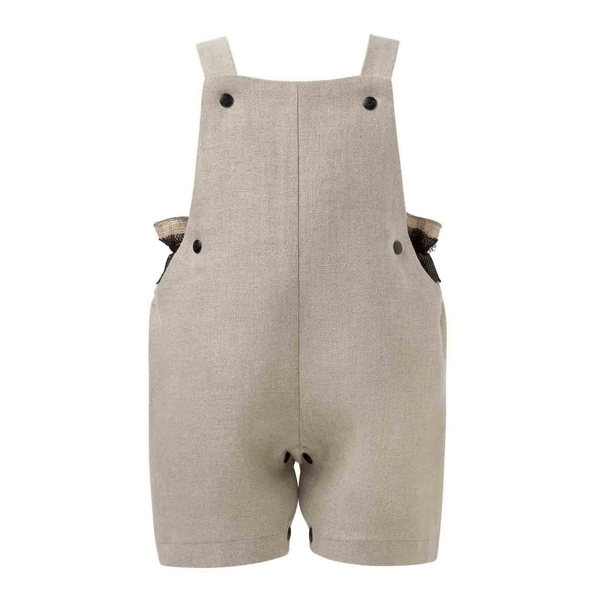 Baby Playsuit in Linen