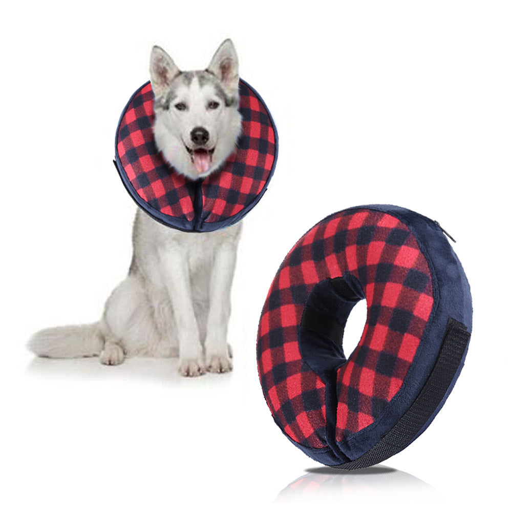 Collerette de protection gonflable pour animaux de compagnie