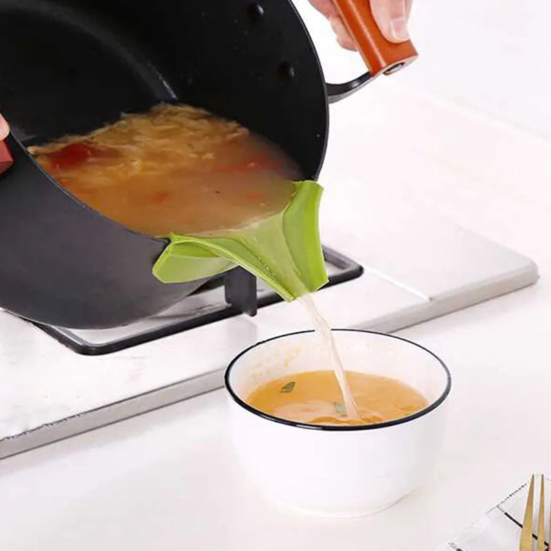 Kitchen Funnel with Anti-Splash Edge