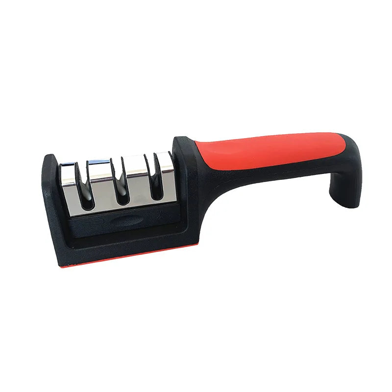 Kitchen Multi-Functional Knife Sharpener Black