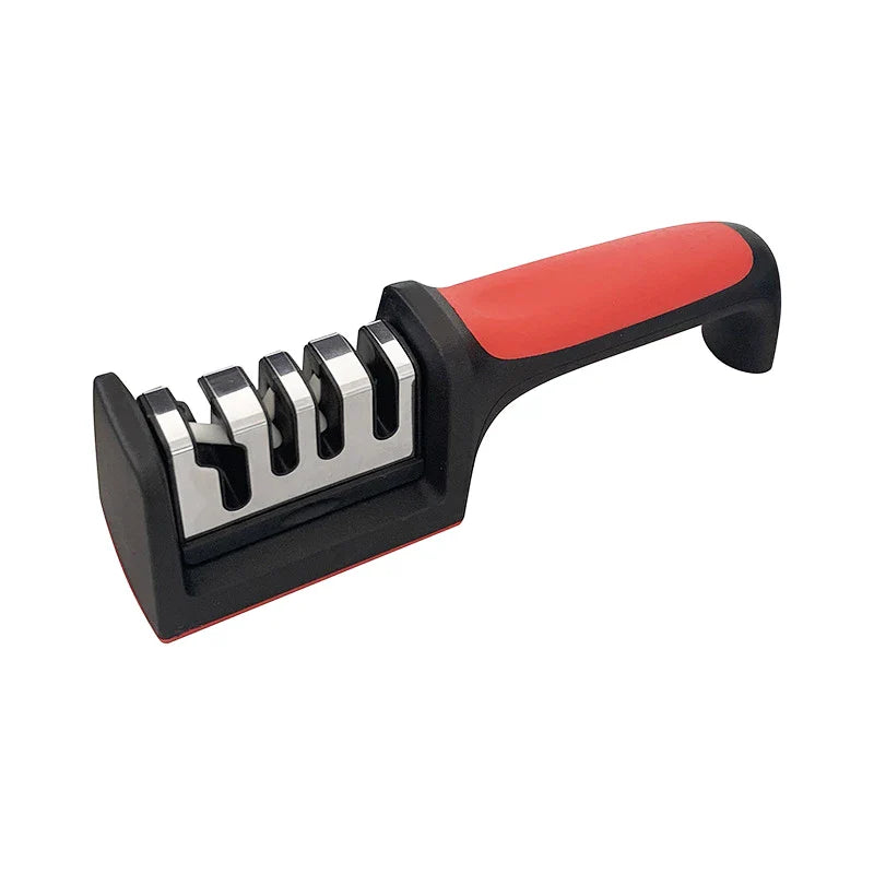 Kitchen Multi-Functional Knife Sharpener Black