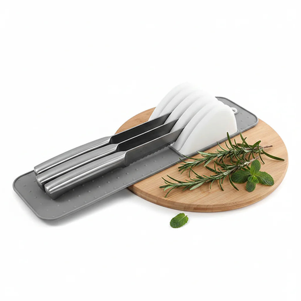 Range-couverts de tiroir pour couteaux de cuisine Support de couteaux de cuisine à 5 et 11 fentes