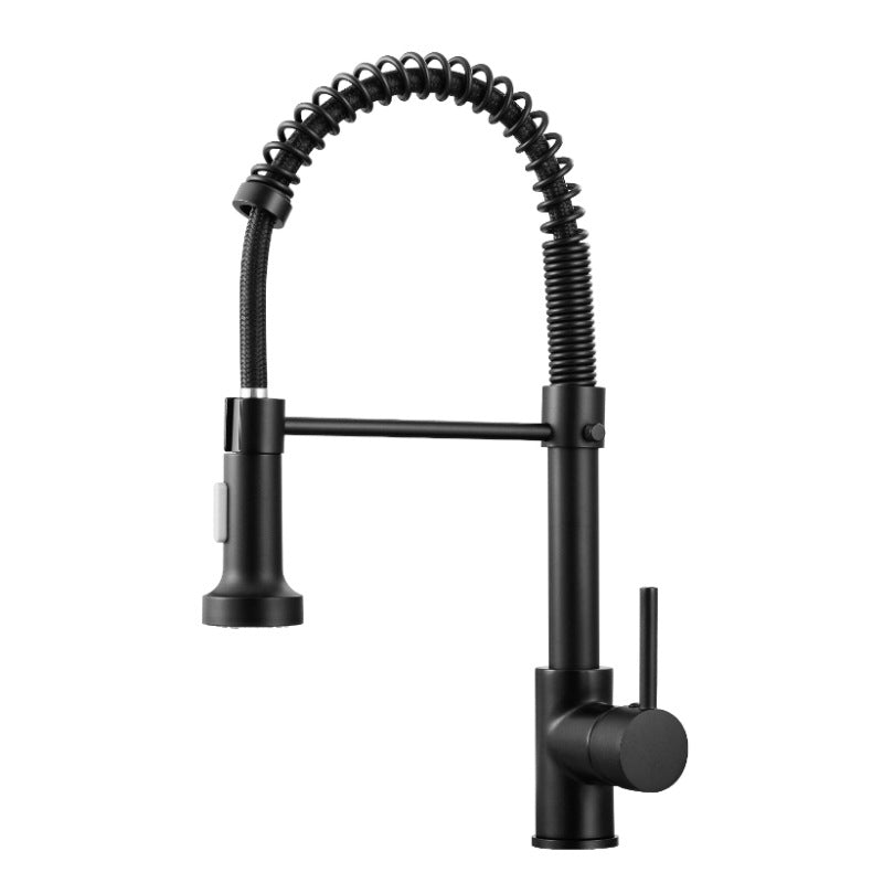Robinet de cuisine noir mat