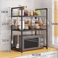 Multi-Layer Kitchen Storage Rack Shelf