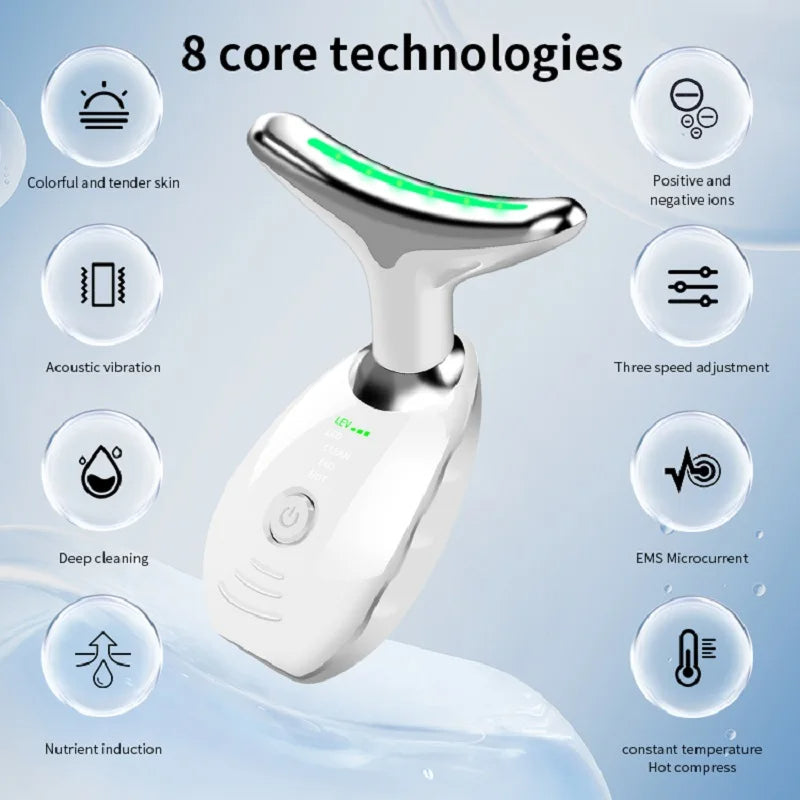 Neck and Face Beauty Device