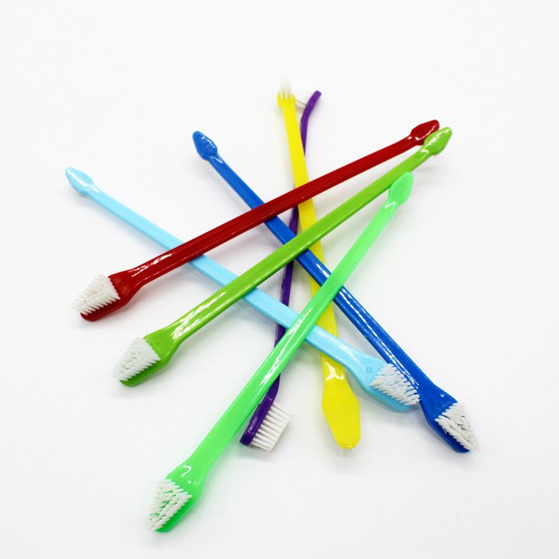 Nouvelle brosse à dents à doigt en silicone pour animaux de compagnie