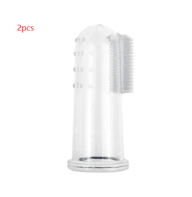 Nouvelle brosse à dents à doigt en silicone pour animaux de compagnie