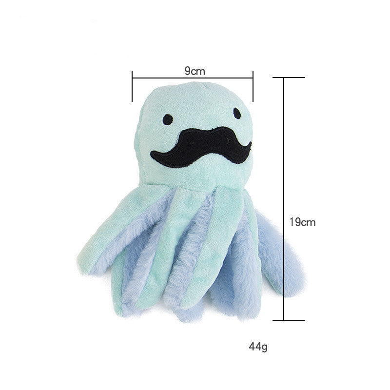 Jouet à mâcher en peluche Pieuvre pour animaux de compagnie
