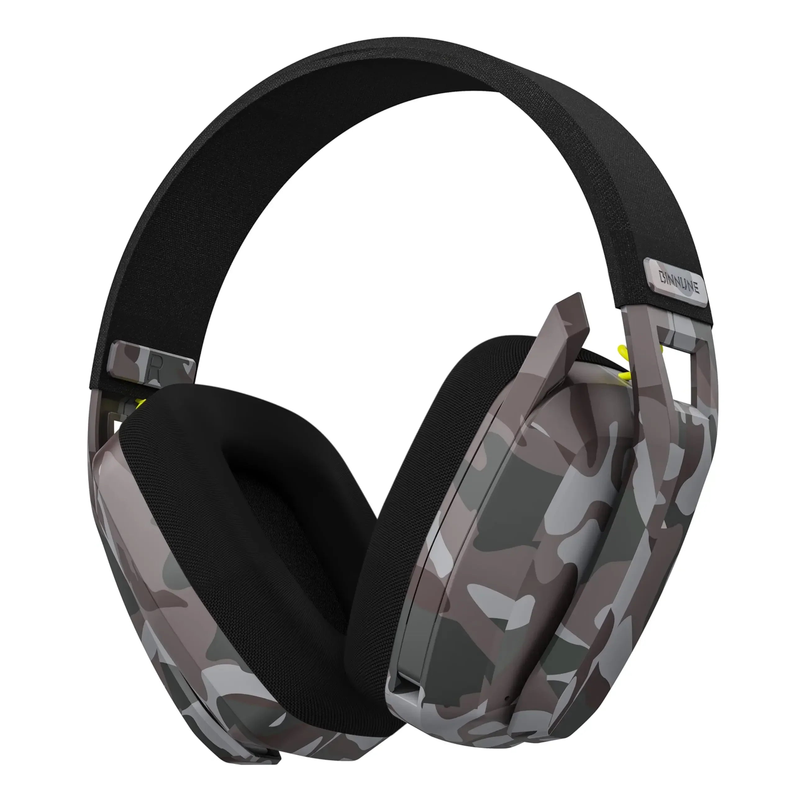 Wireless Gaming Headset with Mic Camouflage