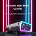 Haut-parleur RVB Bluetooth noir pour ordinateur