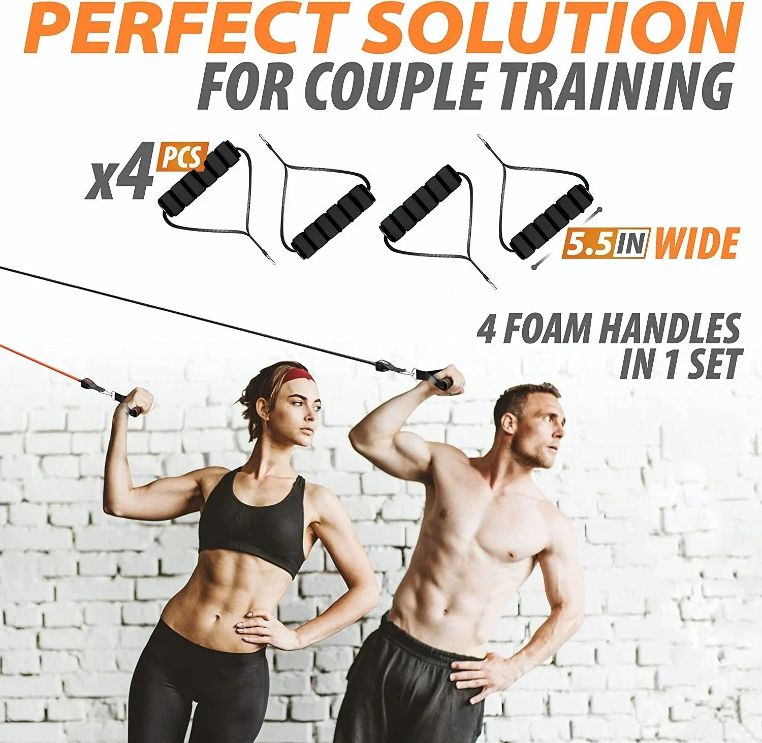 Resistance Bands for Yoga & Fitness Training
