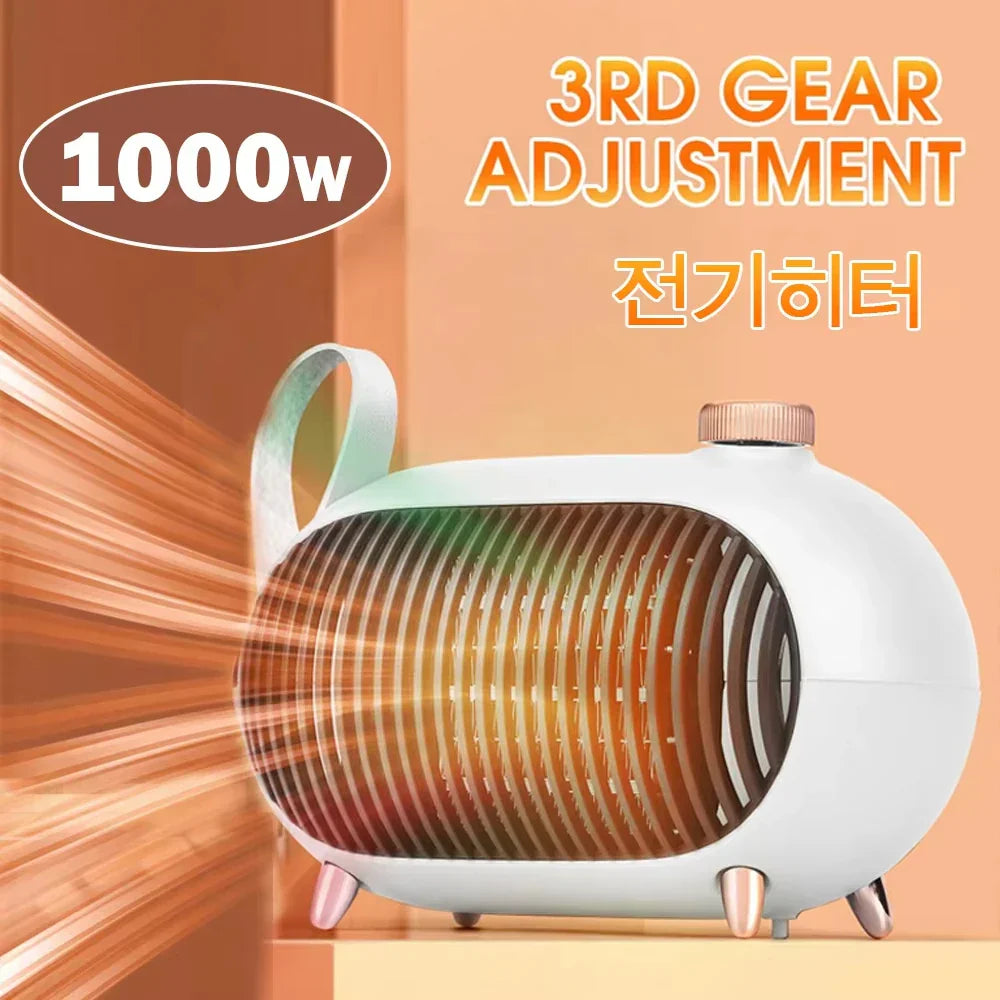Radiateur électrique portable pour usage domestique, spécialement conçu pour le chauffage des chambres en hiver, avec protection intégrée contre la surchauffe, chauffage instantané.