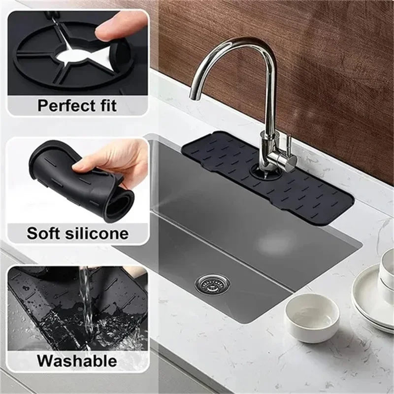 Silicone Faucet Absorbent Pad for Kitchen