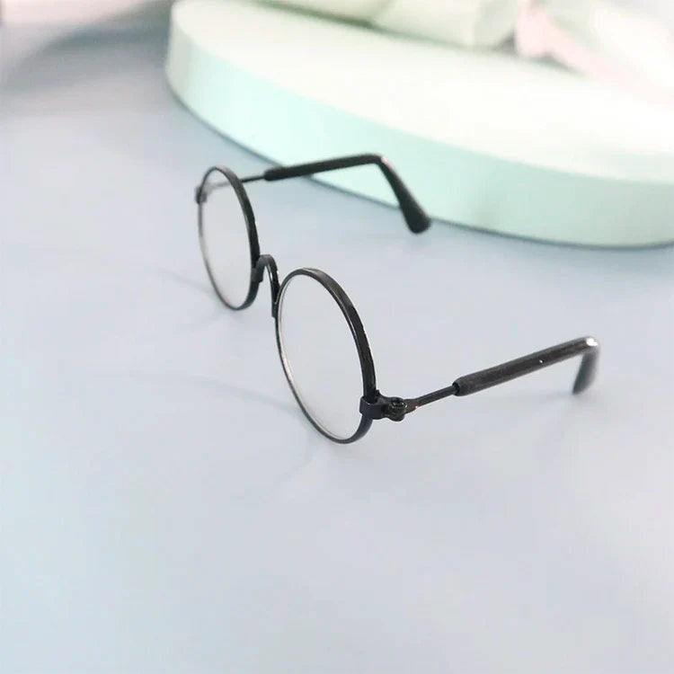 Lunettes de soleil rondes vintage pour animaux de compagnie