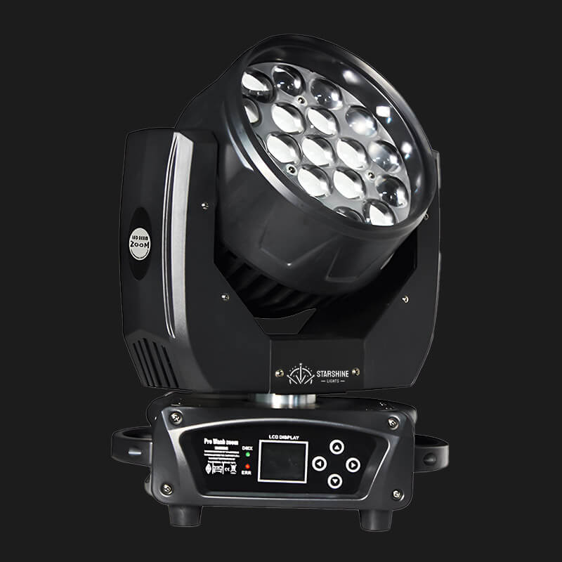 F4 DMX Lyre Wash Lyre "Bee Eyes" 19x15W IP65 pour Scène