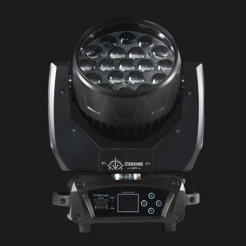 F4 DMX Lyre Wash Lyre "Bee Eyes" 19x15W IP65 pour Scène