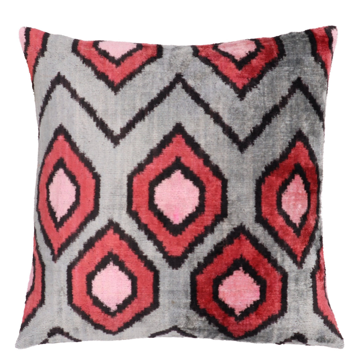 Canvello Luxury Decorative Gray Square Pillows | 16 x 16 in (40 x 40 cm)