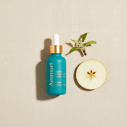 Sérum au Rétinol 5% 24h avec Cellules Souches de Pomme | Anti-Âge & Renouvellement Cutané | Ammuri Beauty