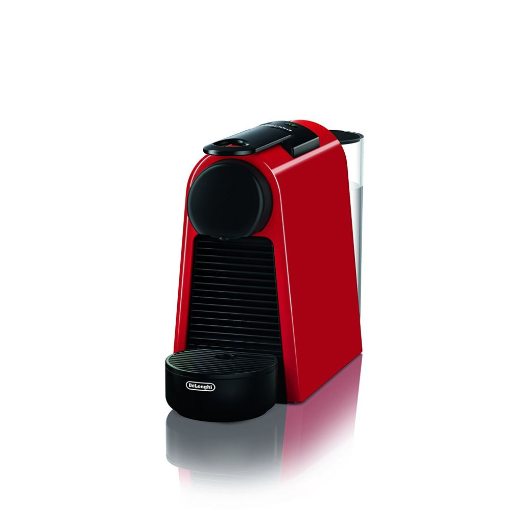De’Longhi Nespresso Essenza Mini EN85.R Capsule Coffee Machine – Red