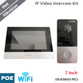 Hikvision IP Video Intercom Kit Indoor Station 7 Inch Touch Screen Support