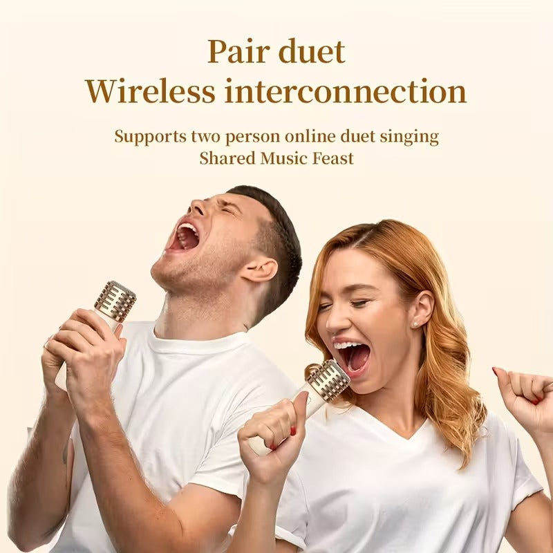 Mini-machine de karaoké avec microphones sans fil