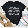 Name A Baby Tee