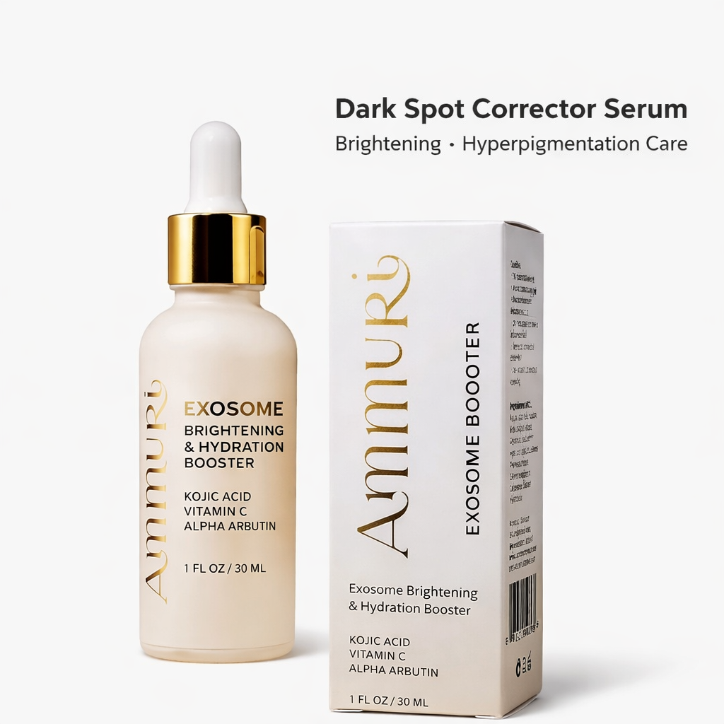 Exosome Brightening Booster Serum | Kojic Acid & Vitamin C | Ammuri Beauty