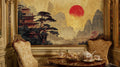 Japanese Temple Garden Wall Mural