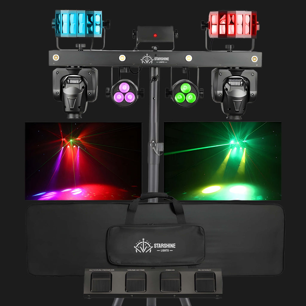 X15 ILS GigBAR DJ Light Bar 5-in-1 Moving Head Laser